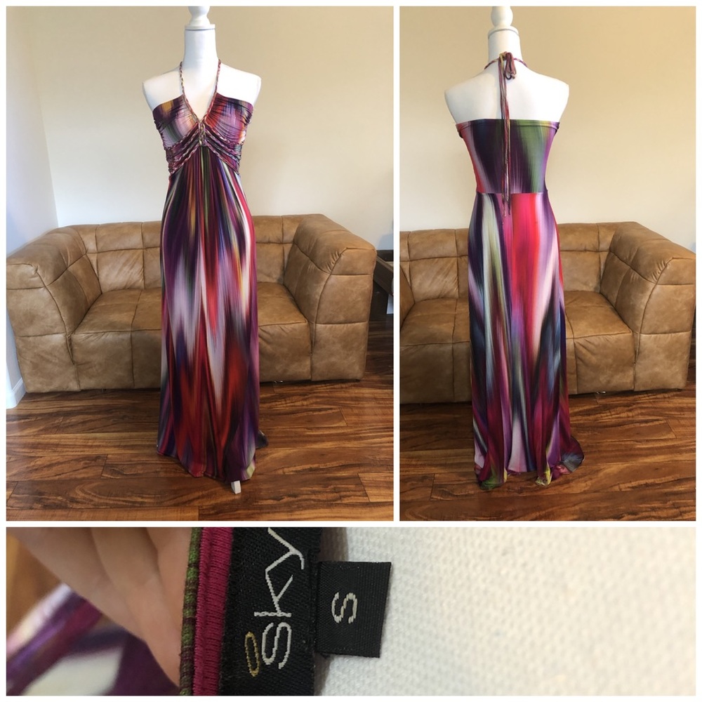 Sky maxi dress